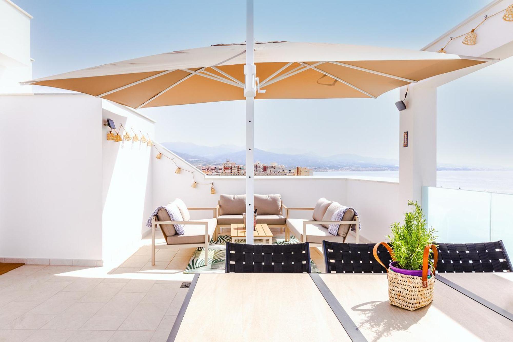 A&N Atico Vista Al Mar Apartment Torre Del Mar Luaran gambar