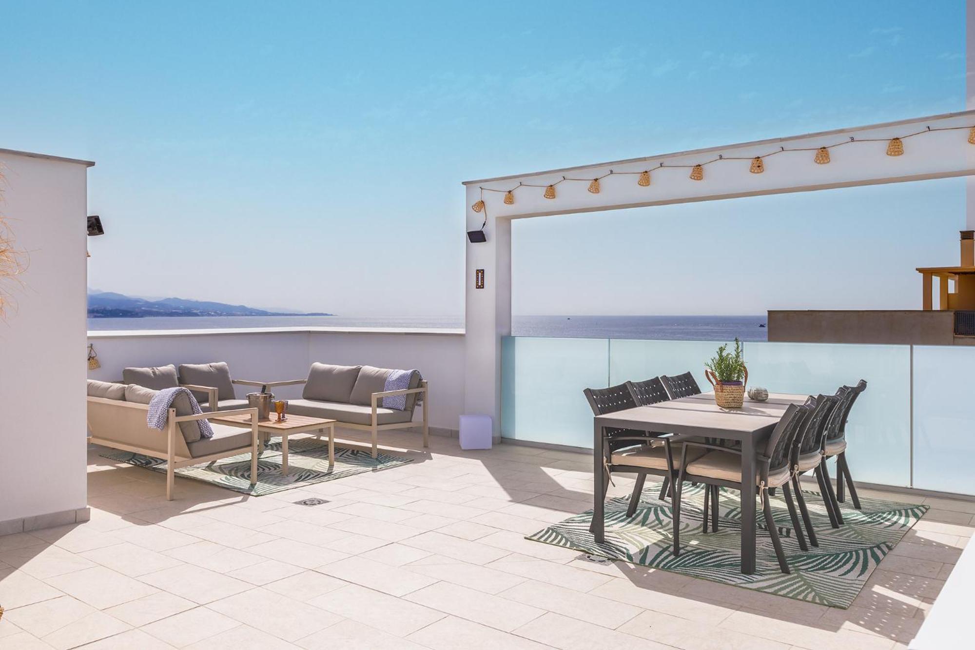 A&N Atico Vista Al Mar Apartment Torre Del Mar Luaran gambar