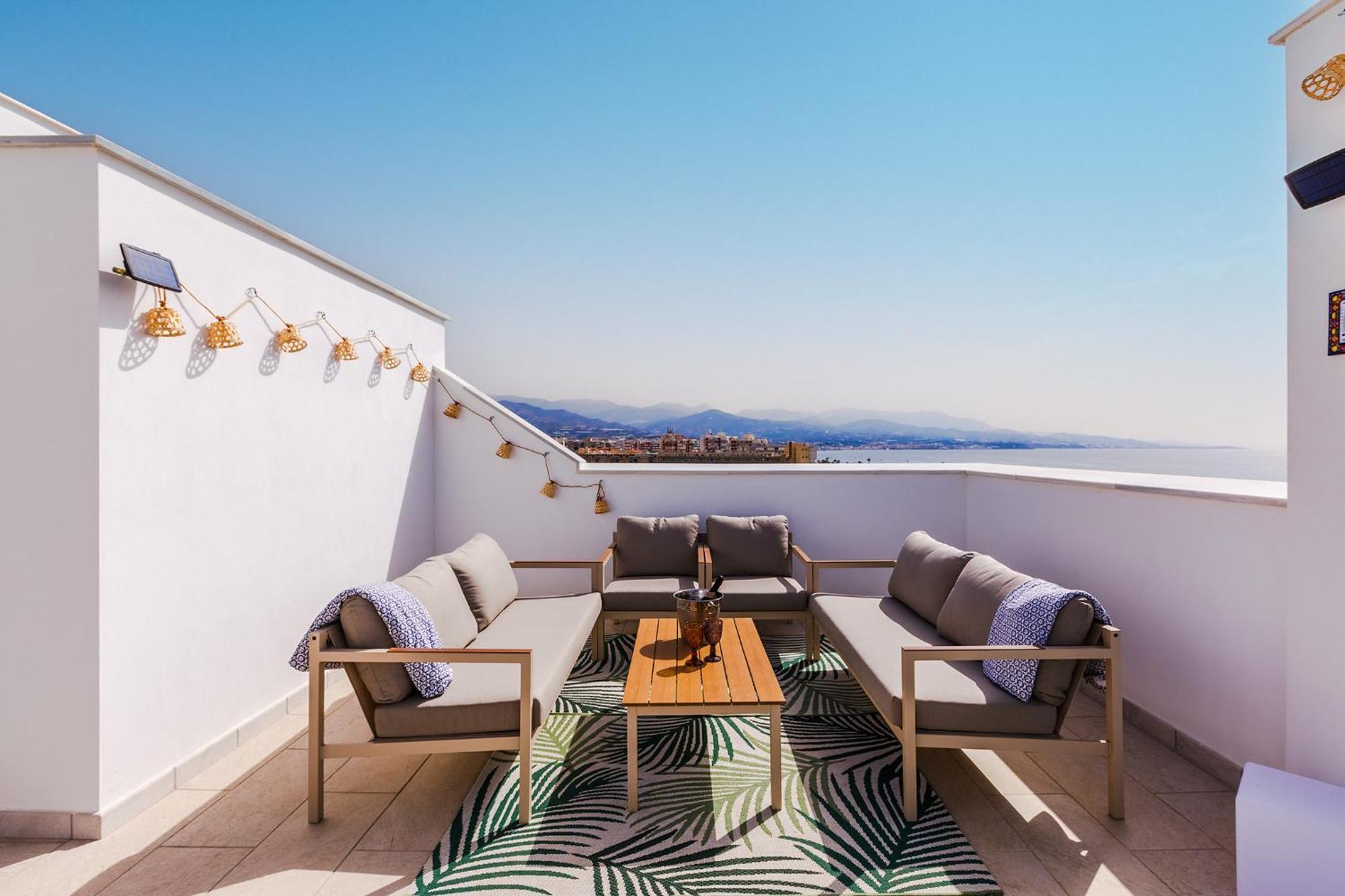 A&N Atico Vista Al Mar Apartment Torre Del Mar Luaran gambar