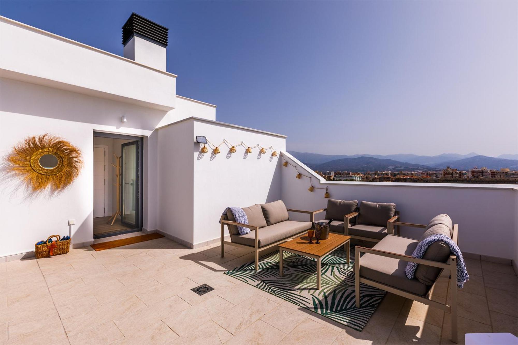 A&N Atico Vista Al Mar Apartment Torre Del Mar Luaran gambar