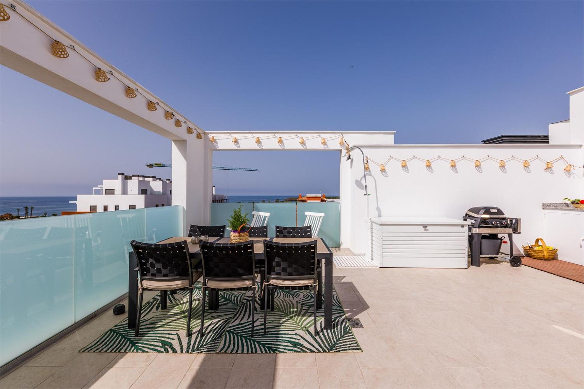 A&N Atico Vista Al Mar Apartment Torre Del Mar Luaran gambar