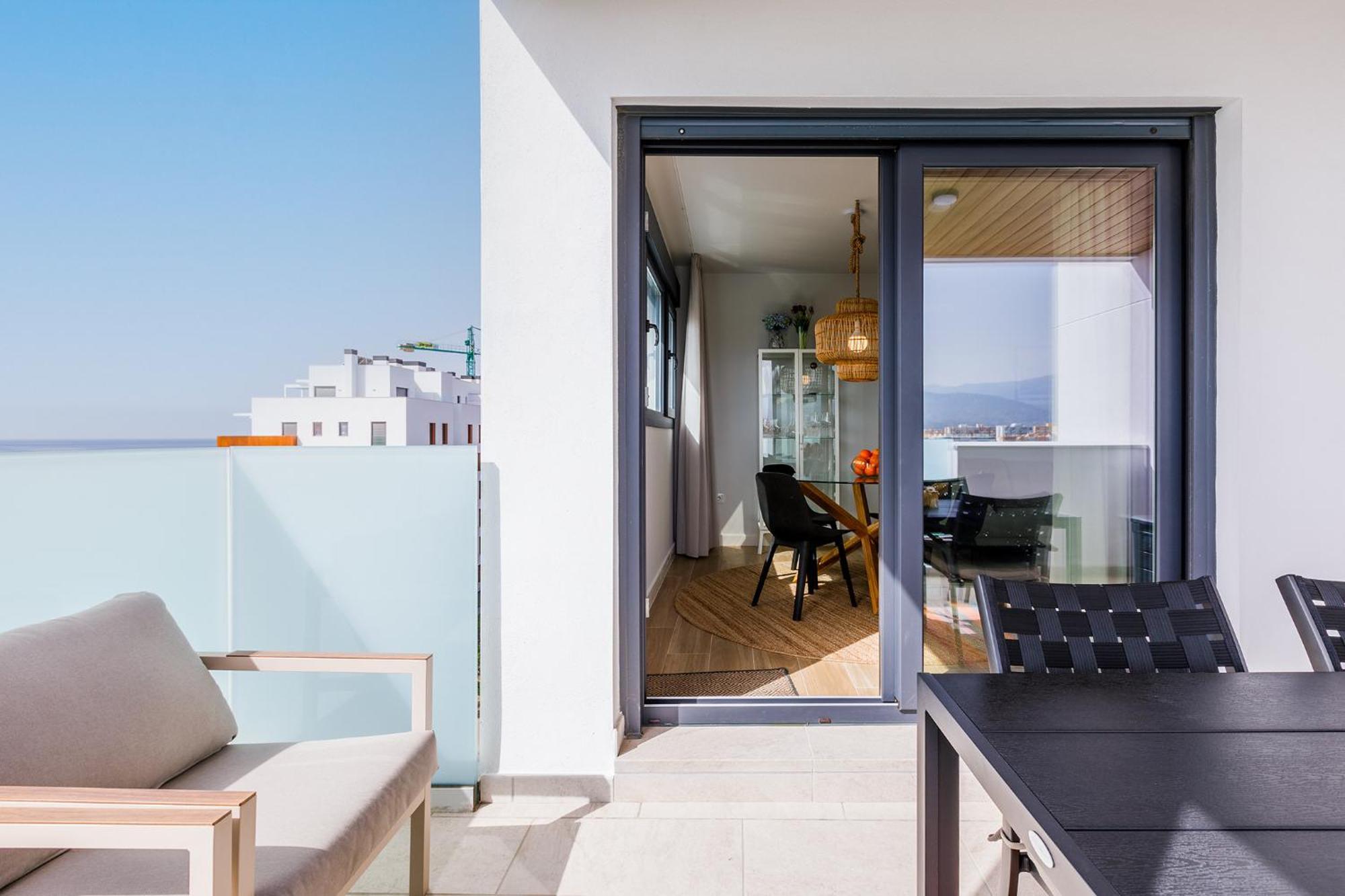 A&N Atico Vista Al Mar Apartment Torre Del Mar Luaran gambar